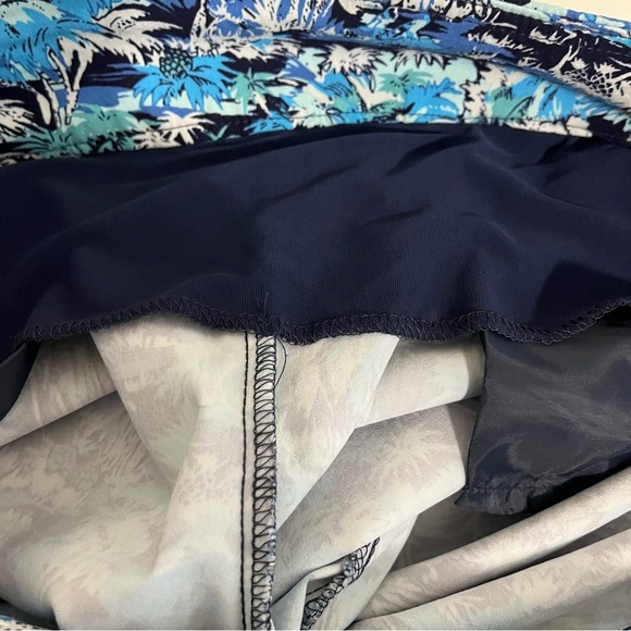 Christopher & Banks Blue Floral Print Capris - Picture 11 of 15